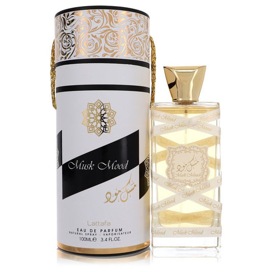 Lattafa Musk Mood Eau De Parfum Spray 3.4 oz Eau De Parfum Spray (Unisex) For Men By Lattafa