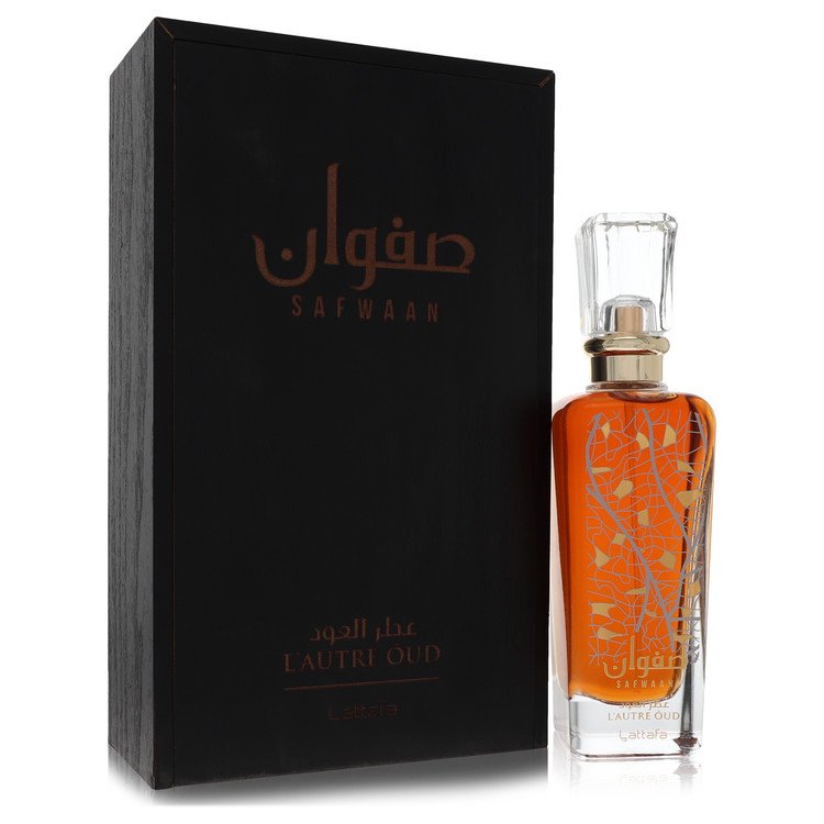 Lattafa Safwaan L'autre Oud Eau De Parfum Spray 3.4 oz Eau De Parfum Spray (Unisex) For Men By Lattafa