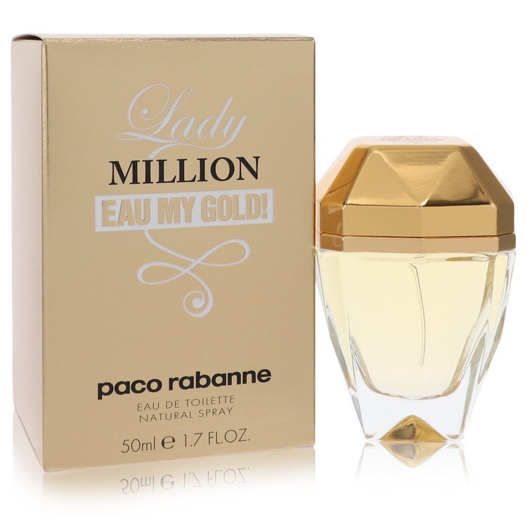 Lady Million Eau My Gold 1.7 oz Eau De Toilette Spray For Women By Paco Rabanne