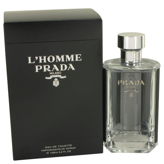 Prada L'homme 3.4 oz Eau De Toilette Spray For Men By Prada