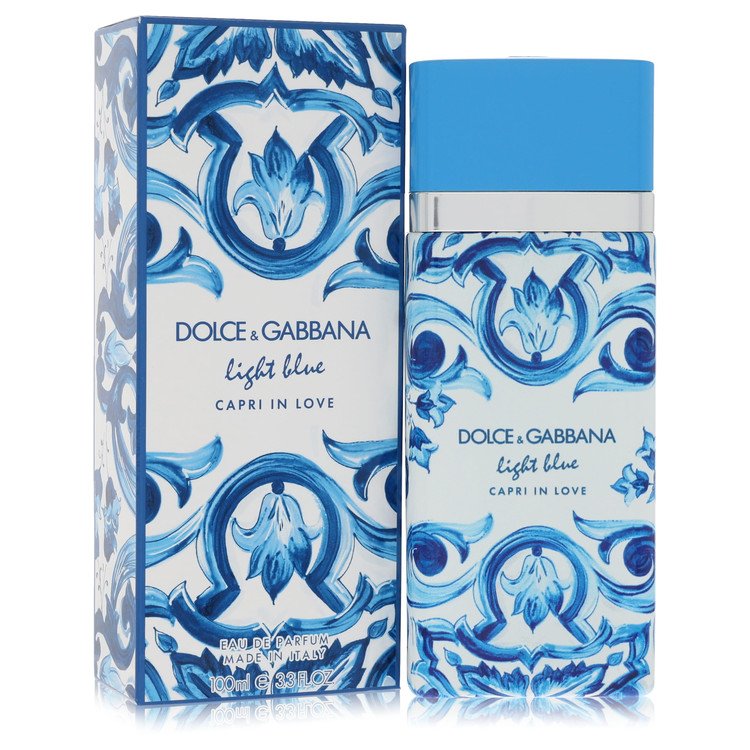 Light Blue Capri In Love 3.3 oz Eau De Parfum Spray For Women By Dolce & Gabbana