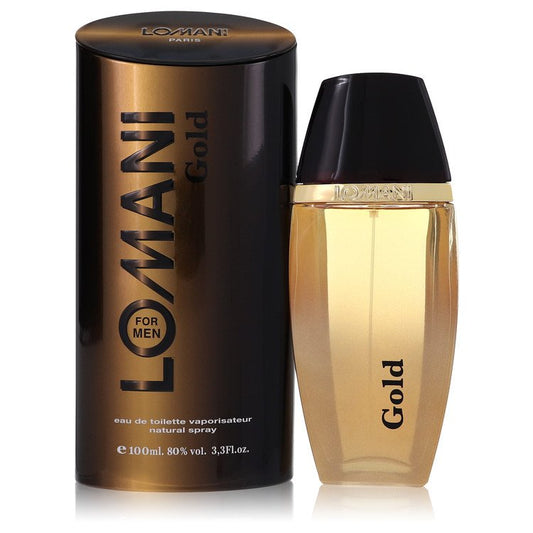Lomani Gold 3.3 oz Eau De Toilette Spray For Men By Lomani
