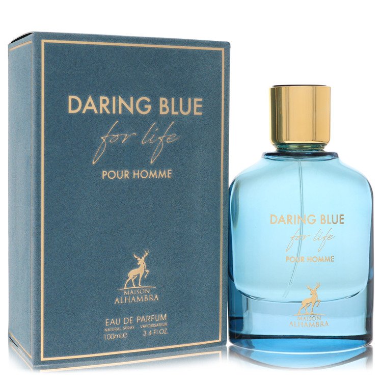 Maison Alhambra Daring Blue For Life 3.4 oz Eau De Parfum Spray For Men By Maison Alhambra