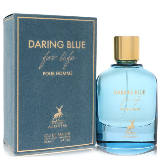 Maison Alhambra Daring Blue For Life 3.4 oz Eau De Parfum Spray For Men By Maison Alhambra