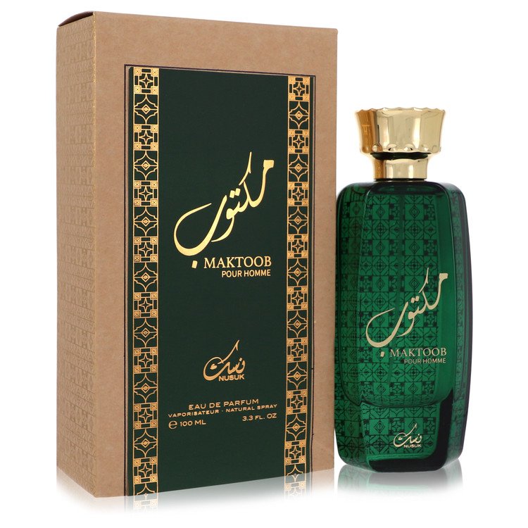 Nusuk Maktoob 3.3 oz Eau De Parfum Spray For Men By Nusuk