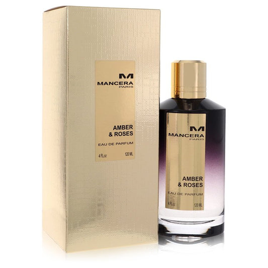 Mancera Amber & Roses Eau De Parfum Spray 4 oz Eau De Parfum Spray (Unisex) For Women By Mancera
