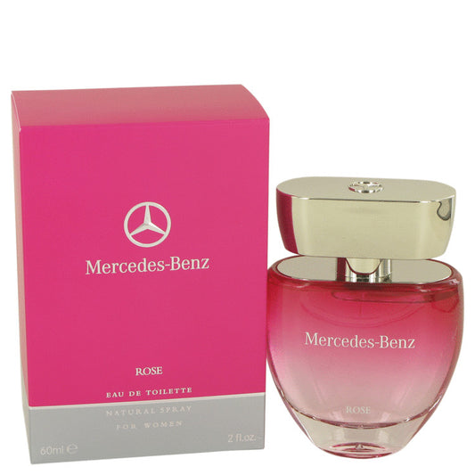 Mercedes Benz Rose 2 oz Eau De Toilette Spray For Women By Mercedes Benz