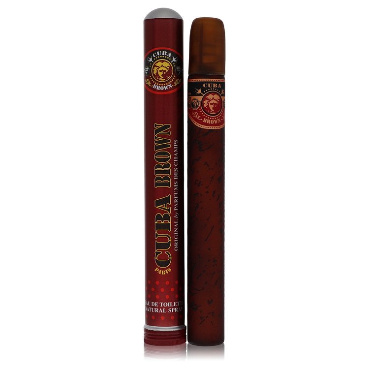 Cuba Brown 1.17 oz Eau De Toilette Spray For Men By Fragluxe