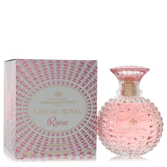 Marina De Bourbon Cristal Royal Rose 3.4 oz Eau De Parfum Spray For Women By Marina De Bourbon