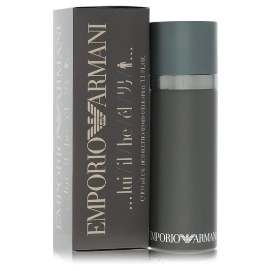 Emporio Armani 3.4 oz Eau De Toilette Spray For Men By Giorgio Armani