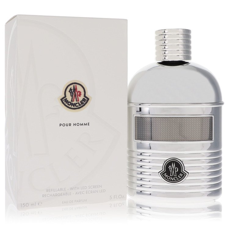 Moncler 5 oz Eau De Parfum Spray (Refillable + LED Screen) For Men By Moncler