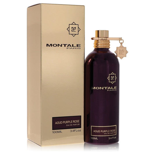 Montale Aoud Purple Rose Eau De Parfum Spray 3.4 oz Eau De Parfum Spray (Unisex) For Women By Montale