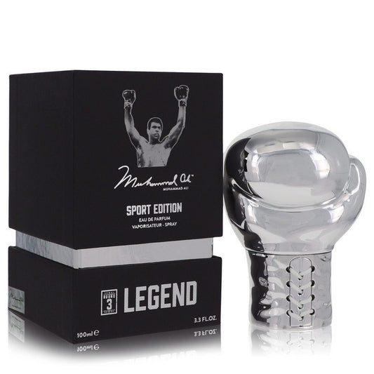 Muhammad Ali Legend Round 3 Eau De Parfum Spray 3.3 oz Eau De Parfum Spray (Sport Edition) For Men By Muhammad Ali