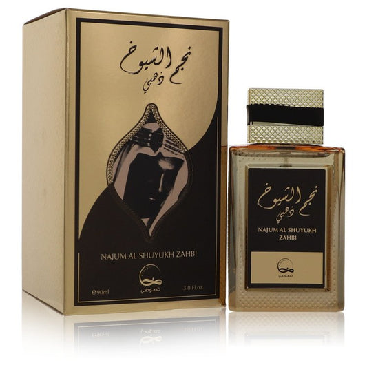 Najum Al Shuyukh Zahbi 3 oz Eau De Parfum Spray For Men By Khususi