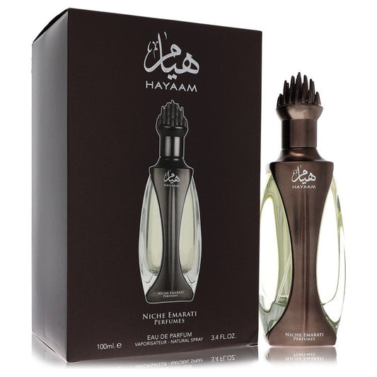 Niche Emarati Hayaam Eau De Parfum Spray 3.4 oz Eau De Parfum Spray (Unisex) For Men By Lattafa