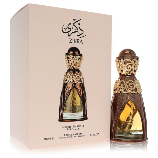 Niche Emarati Zikra Eau De Parfum Spray 3.4 oz Eau De Parfum Spray (Unisex) For Women By Lattafa
