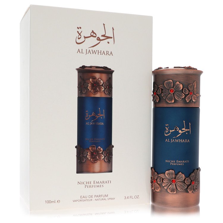 Niche Emarati Al Jawhara Eau De Parfum Spray 3.4 oz Eau De Parfum Spray (Unisex) For Women By Lattafa