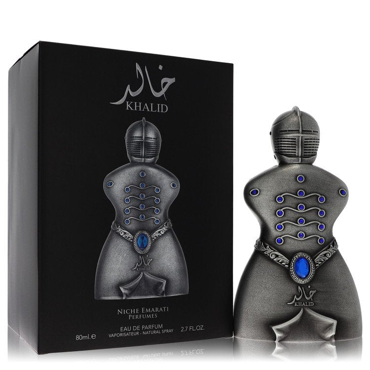 Niche Emarati Khalid Eau De Parfum Spray 2.7 oz Eau De Parfum Spray (Unisex) For Men By Lattafa