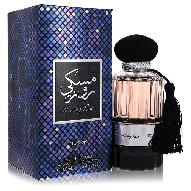 Musky Rose Eau De Parfum Spray 3.4 oz Eau De Parfum Spray (Unisex) For Women By Nusuk