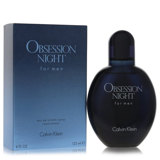 Obsession Night 4 oz Eau De Toilette Spray For Men By Calvin Klein