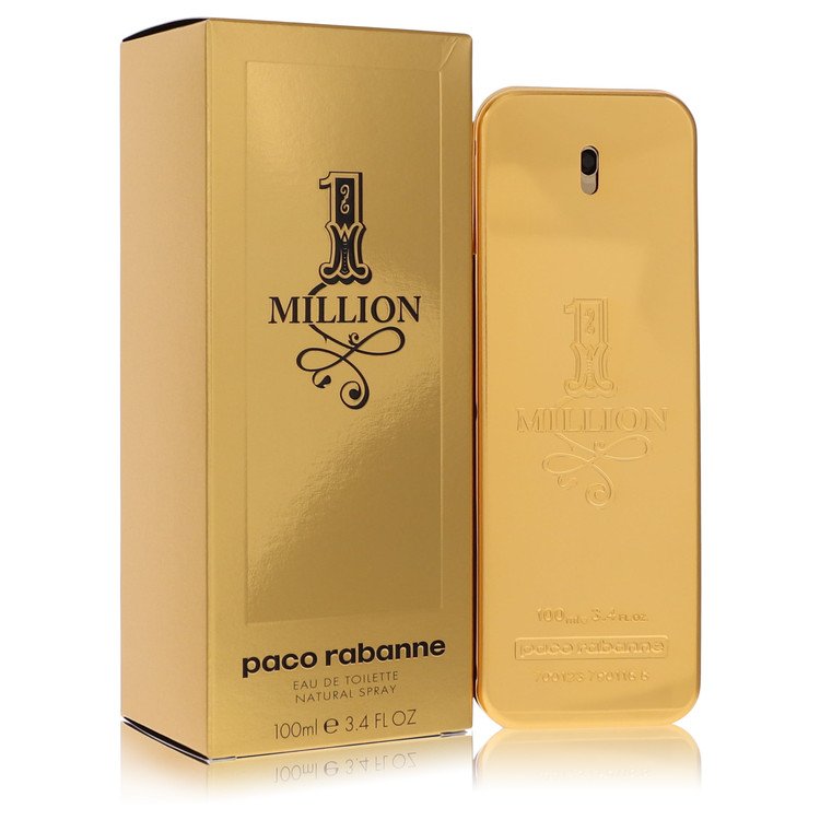 1 Million 3.4 oz Eau De Toilette Spray For Men By Paco Rabanne