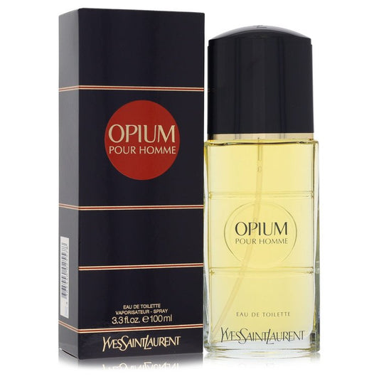 Opium 3.3 oz Eau De Toilette Spray For Men By Yves Saint Laurent
