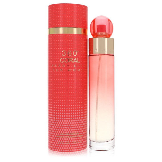 Perry Ellis 360 Coral 3.4 oz Eau De Parfum Spray For Women By Perry Ellis