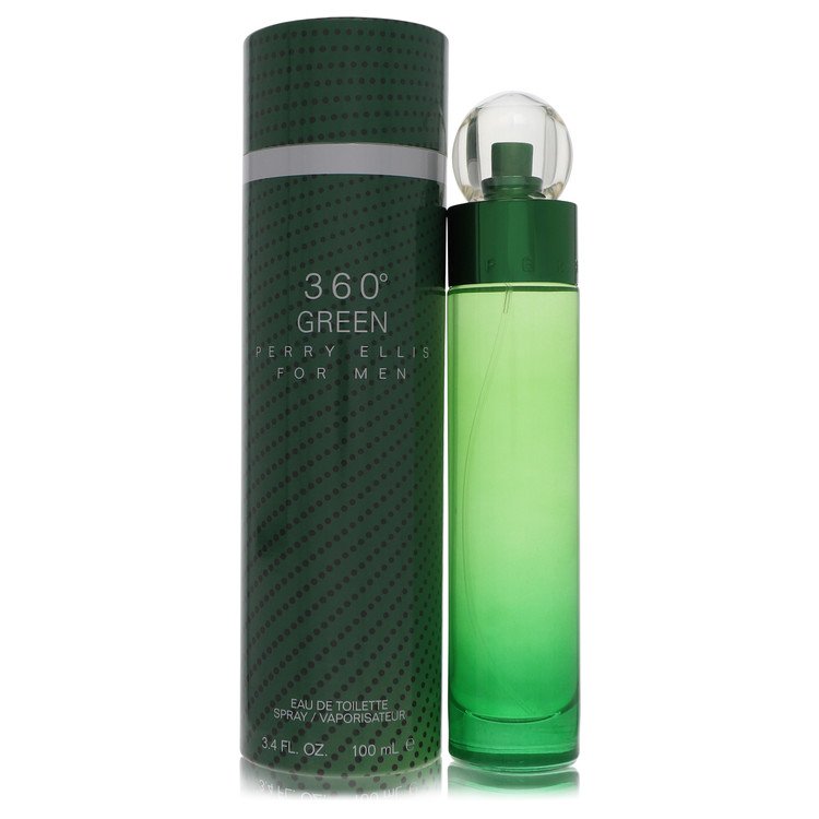 Perry Ellis 360 Green 3.4 oz Eau De Toilette Spray For Men By Perry Ellis