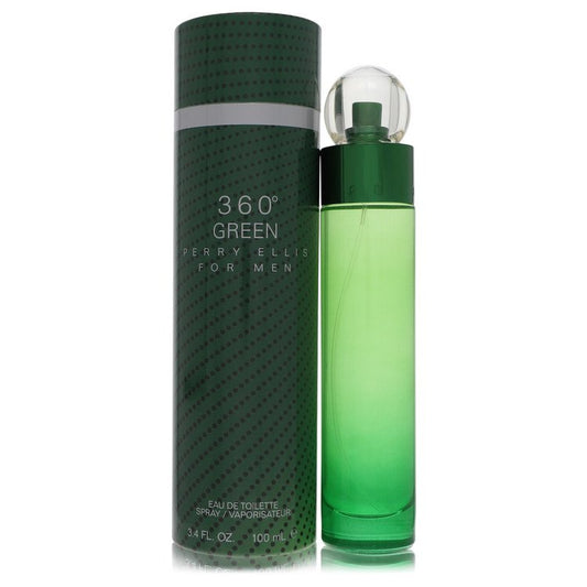 Perry Ellis 360 Green 3.4 oz Eau De Toilette Spray For Men By Perry Ellis