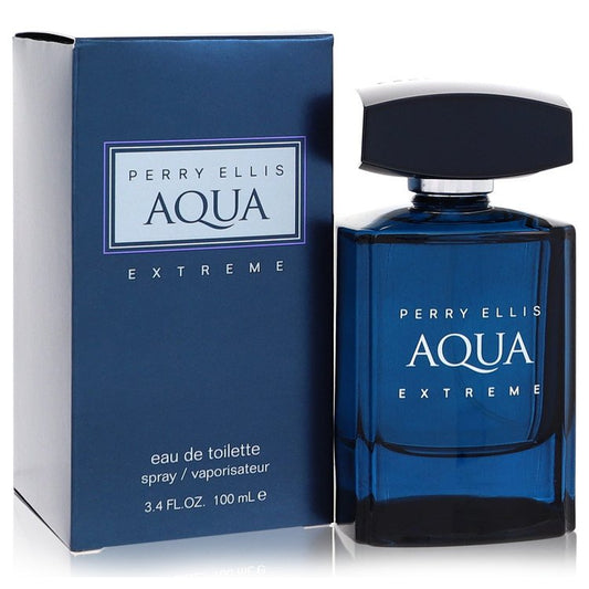 Perry Ellis Aqua Extreme 3.4 oz Eau De Toilette Spray For Men By Perry Ellis