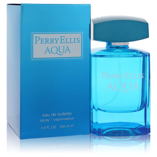 Perry Ellis Aqua 3.4 oz Eau De Toilette Spray For Men By Perry Ellis
