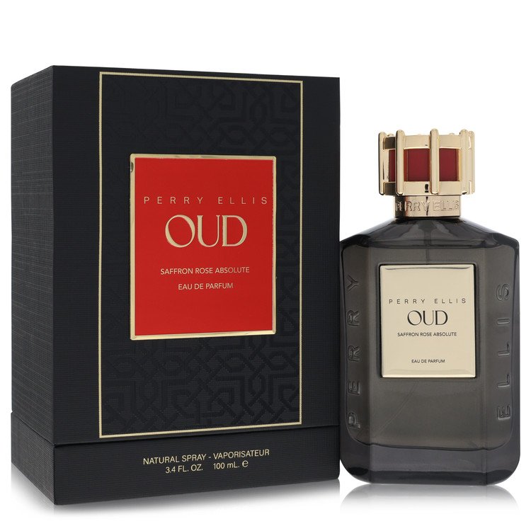Perry Ellis Oud Saffron Rose Absolute 3.4 oz Eau De Parfum Spray For Women By Perry Ellis