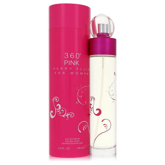Perry Ellis 360 Pink 3.4 oz Eau De Parfum Spray For Women By Perry Ellis