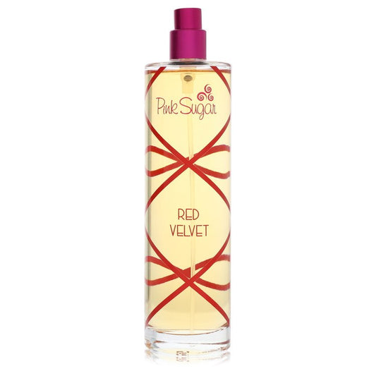 Pink Sugar Red Velvet Eau De Toilette Spray 3.4 oz Eau De Toilette Spray (Tester) For Women By Aquolina
