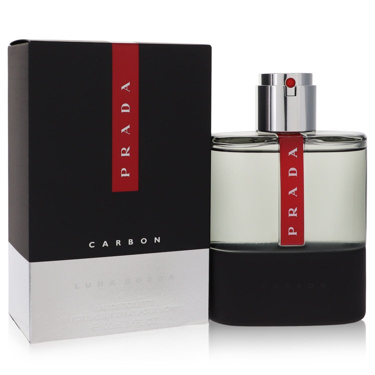 Prada Luna Rossa Carbon 3.4 oz Eau De Toilette Spray For Men By Prada