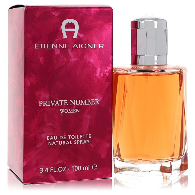 Private Number 3.4 oz Eau De Toilette Spray For Women By Etienne Aigner