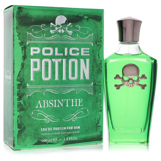 Police Potion Absinthe 3.4 oz Eau De Parfum Spray For Men By Police Colognes