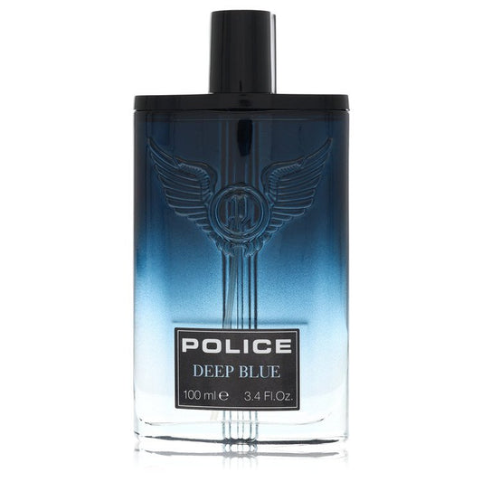 Police Deep Blue Eau De Toilette Spray 3.4 oz Eau De Toilette Spray (Tester) For Men By Police Colognes