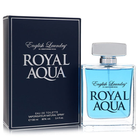 Royal Aqua 3.4 oz Eau De Toilette Spray For Men By English Laundry