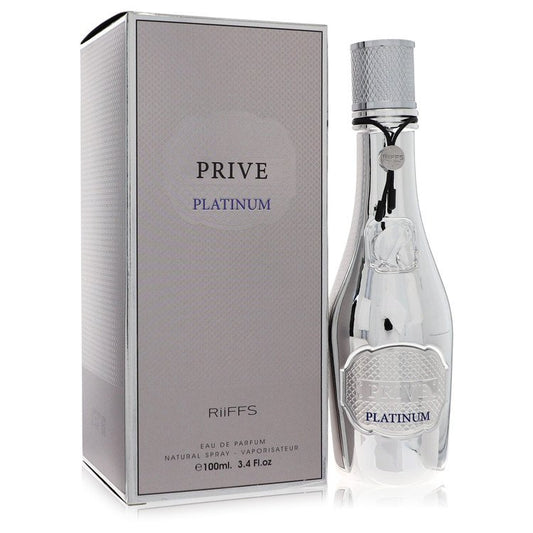Riiffs Prive Platinum 3.4 oz Eau De Parfum Spray For Men By Riiffs