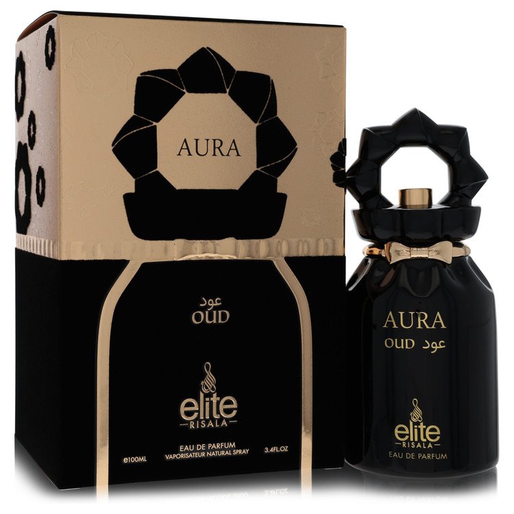 Risala Elite Aura Oud Eau De Parfum Spray 3.4 oz Eau De Parfum Spray (Unisex) For Men By Risala