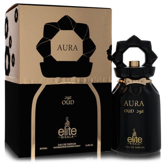 Risala Elite Aura Oud Eau De Parfum Spray 3.4 oz Eau De Parfum Spray (Unisex) For Men By Risala