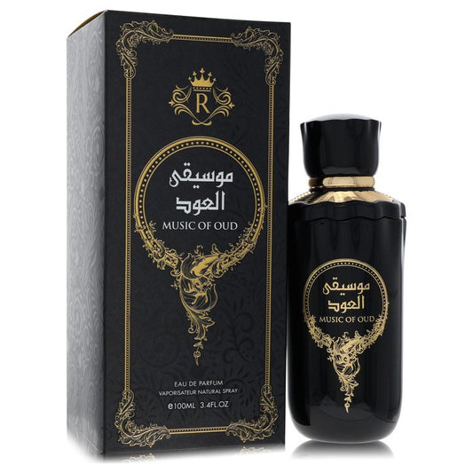 Risala Music Of Oud 3.4 oz Eau De Parfum Spray For Men By Risala