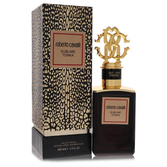Roberto Cavalli Gold Sublime Tonka Eau De Parfum Spray 3.4 oz Eau De Parfum Spray (Unisex) For Men By Roberto Cavalli