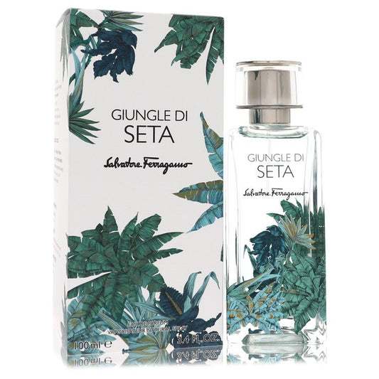 Giungle De Seta Eau De Parfum Spray 3.4 oz Eau De Parfum Spray (Unisex) For Women By Salvatore Ferragamo