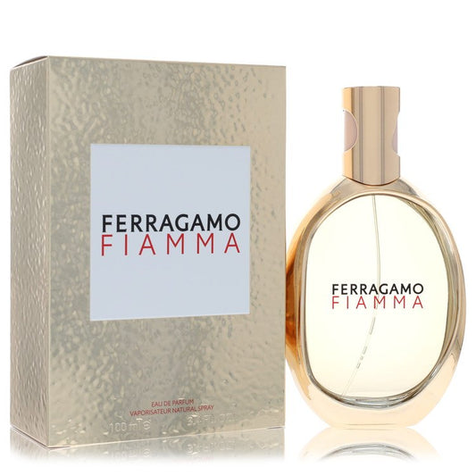 Salvatore Ferragamo Fiamma Eau De Parfum Refillable Spray 3.4 oz Eau De Parfum Refillable Spray (Unisex) For Women By Salvatore Ferragamo