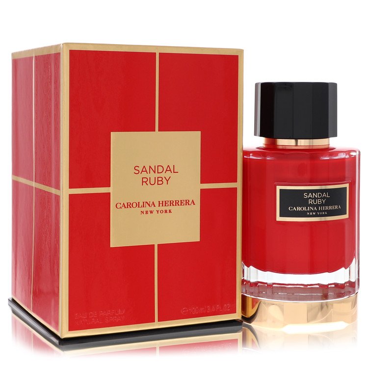 Sandal Ruby 3.4 oz Eau De Parfum Spray (Unisex) For Women By Carolina Herrera