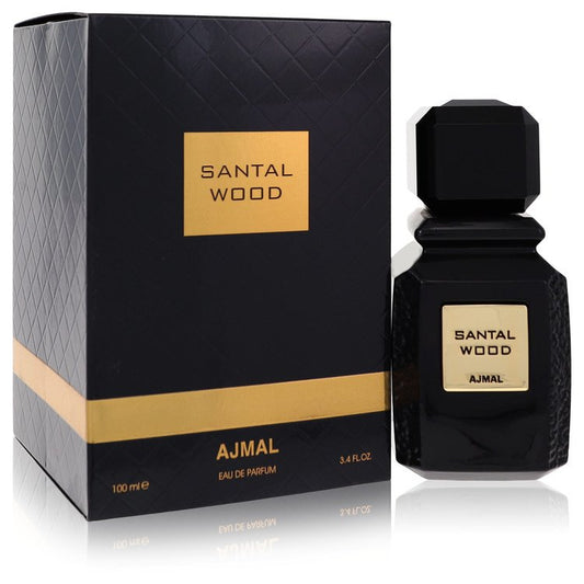 Santal Wood 3.4 oz Eau De Parfum Spray (Unisex) For Women By Ajmal