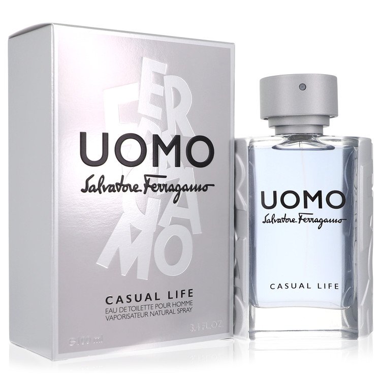 Salvatore Ferragamo Uomo Casual Life 3.4 oz Eau De Toilette Spray For Men By Salvatore Ferragamo