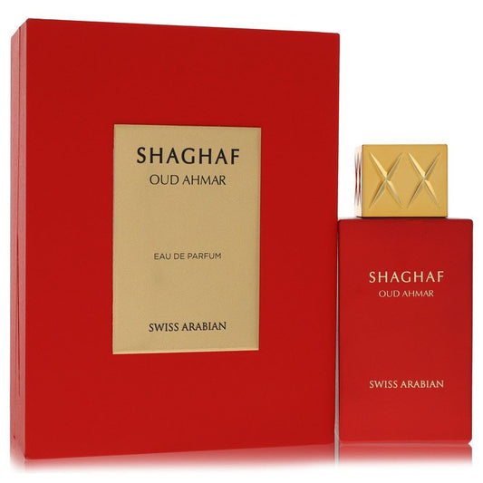 Shaghaf Oud Ahmar Eau De Parfum Spray 2.5 oz Eau De Parfum Spray (Unisex) For Men By Swiss Arabian